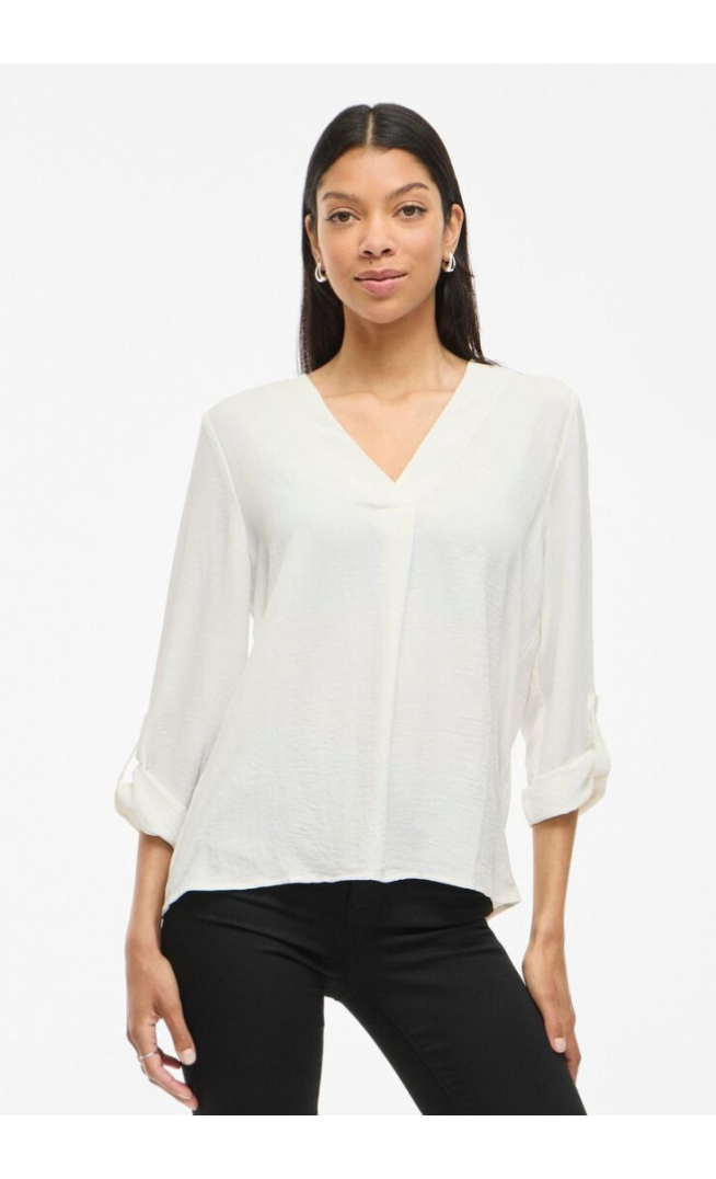 VIJOSA V-NECK 3/4 SLEEVED TOP
