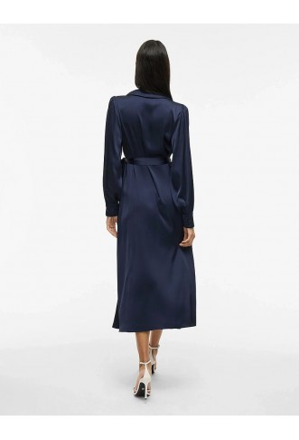 VIENNA RAVENNA ANKLE WRAP DRESS- Midi dresses