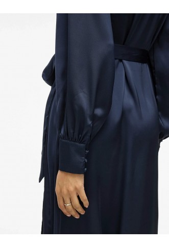 VIENNA RAVENNA ANKLE WRAP DRESS- Midi dresses