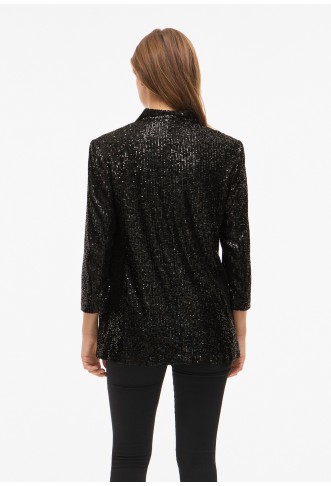 VILA VISIGRID SLEEVE - Blazer - black