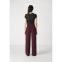 JDY  CATIA WIDE PANT - Trousers - wine tasting