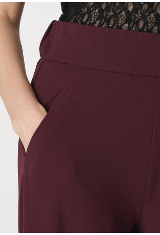 JDY  CATIA WIDE PANT - Trousers - wine tasting