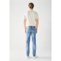 Pier One Slim fit jeans - destroyed denim