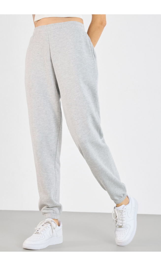 Even&Odd Tracksuit bottoms - mottled light grey