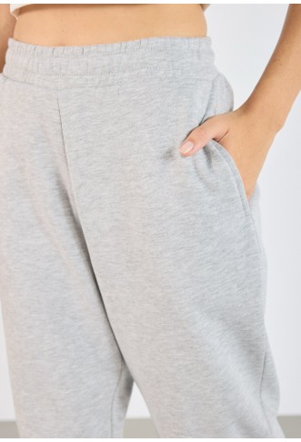 Even&Odd Tracksuit bottoms - mottled light grey