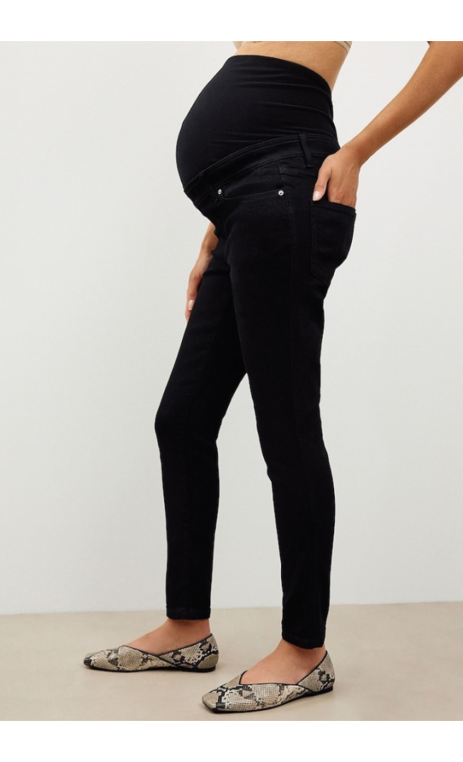 Black Maternity Skinny Jeans