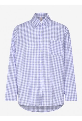 Hunkemöller JACKET  SEERSUCKER CHECK - Tops