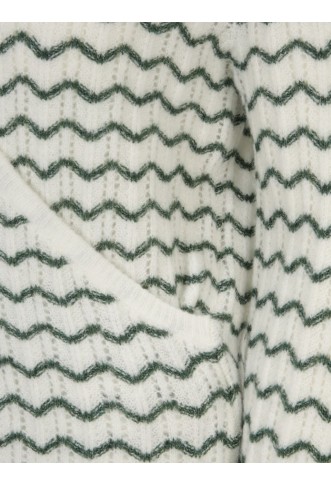 Pieces Tall Sweater 'JOYCE' in Off White