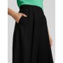 Wide-leg pleated trousers, model 'DILETTA'