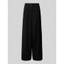 Wide-leg pleated trousers, model 'DILETTA'