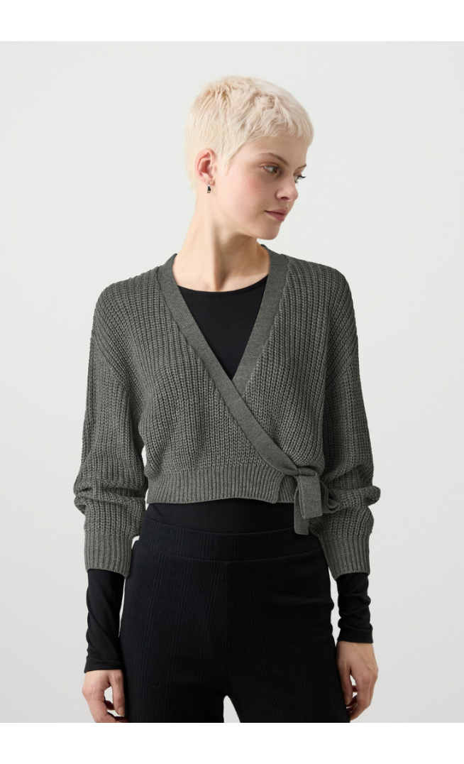 ONLY - Cardigan - dark grey melange