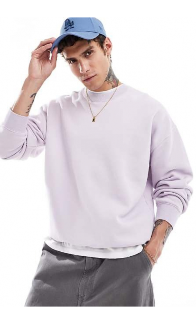Abercrombie & Fitch  sweatshirt in lilac