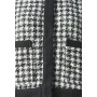 VILA VINUA CARDIGAN - Cardigan - black/white