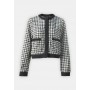 VILA VINUA CARDIGAN - Cardigan - black/white