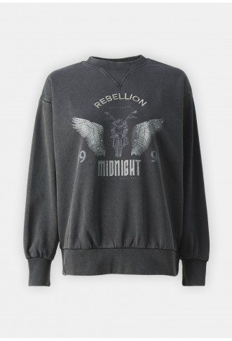 ONLY - Sweatshirt - black bean print: