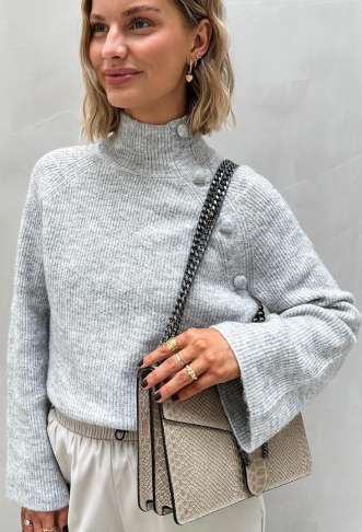 Pholine High-Neck Button...