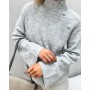 Pholine High-Neck Button Knit Pullover