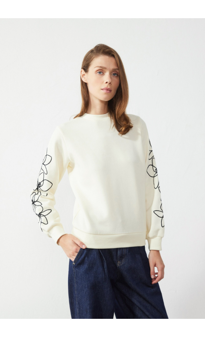 Anna Field Sweatshirt - off-white