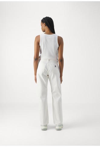 Carhartt WIP NOXON SMITH - Straight leg jeans - white