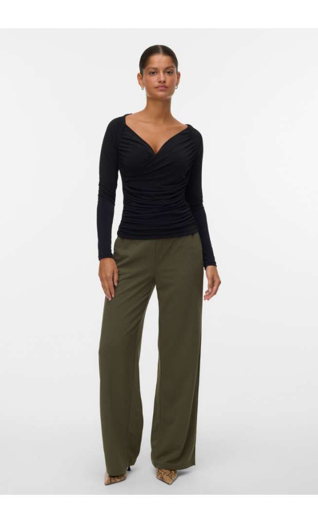 Vmliscookie Hr Wide Solid Pant Boo