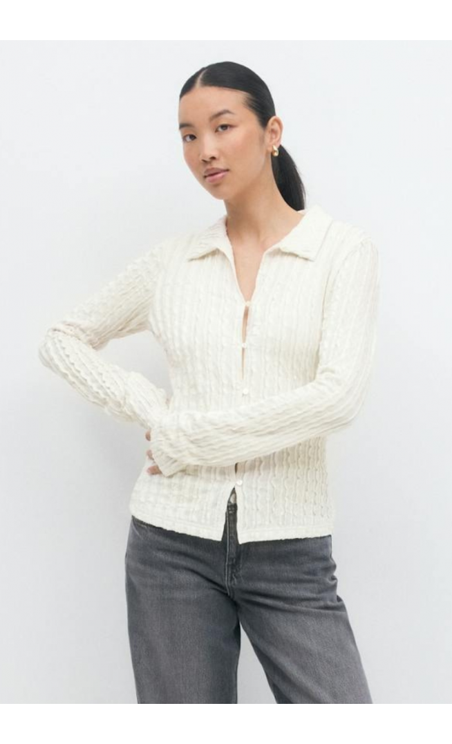 Ginatricot Textured shirt top