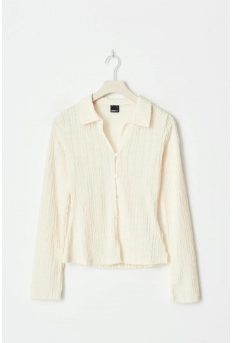 Ginatricot Textured shirt top