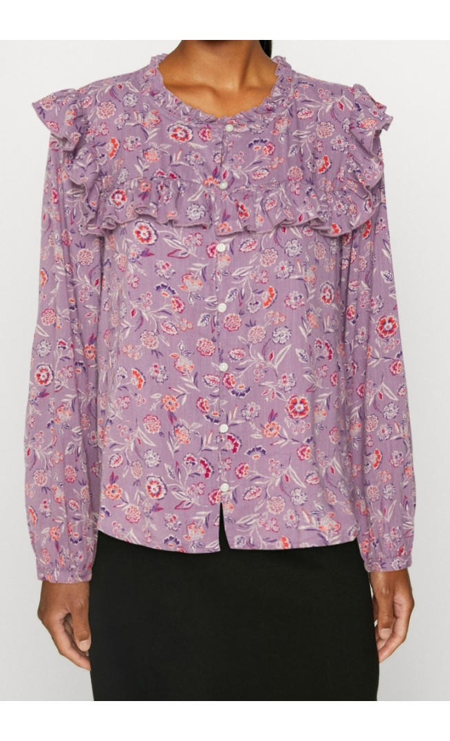 GAP Button-down blouse - purple