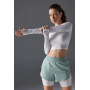 Even&Odd active CROPPED LONG SLEEVE TOP