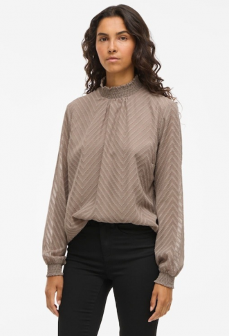 VILA Blouse in Brown