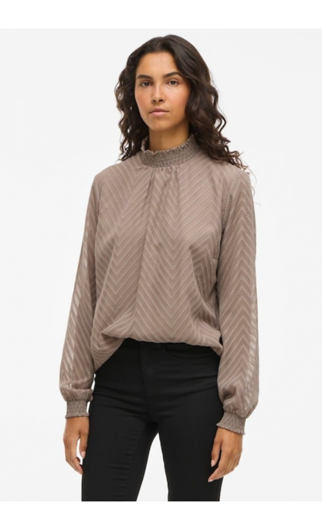 VILA Blouse in Brown