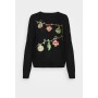 ONLY XMAS GLITTER LS ONECK EX - Jumper - black
