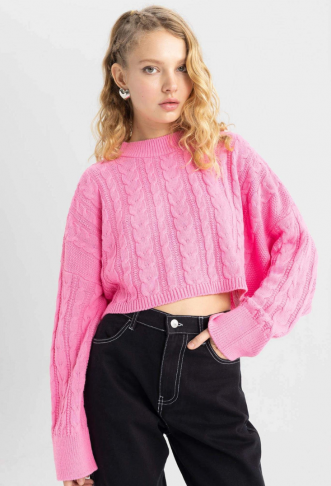 Cool Relax Crop Knitwear...