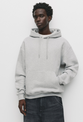 PULL&BEAR Hoodie - light grey