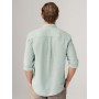 Sage Green Standard Collar Cotton Linen