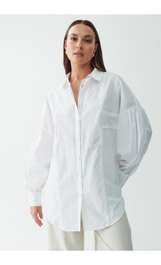 THE FATE AMANDA - Shirt blouse - white
