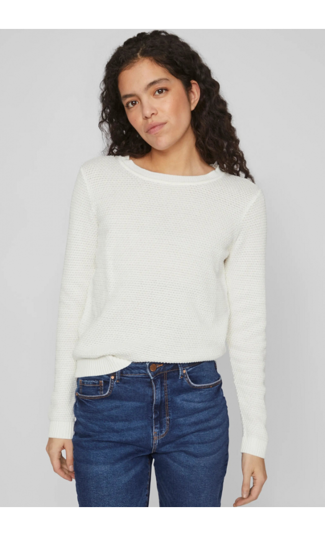 Vila O-NEC KNIT TOP - Jumpers