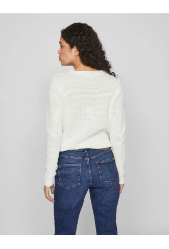Vila O-NEC KNIT TOP - Jumpers
