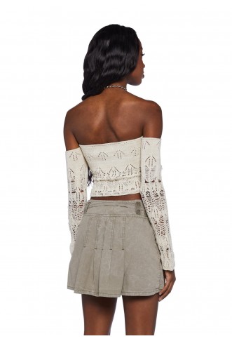 Knit Halter Crop Top