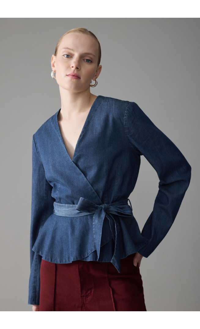 Zign Studio Blazer - dark blue denim