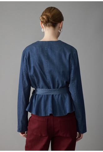 Zign Studio Blazer - dark blue denim