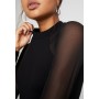 Even&Odd Long sleeved top - black