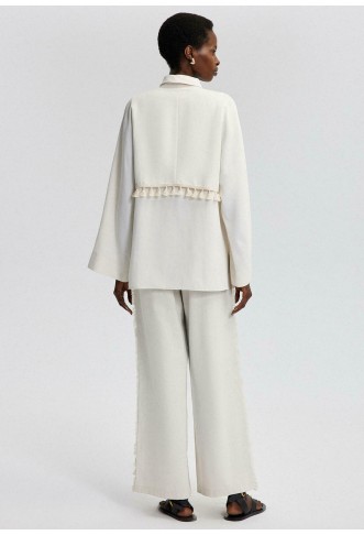 Touché Privé  - Button-down blouse - cream