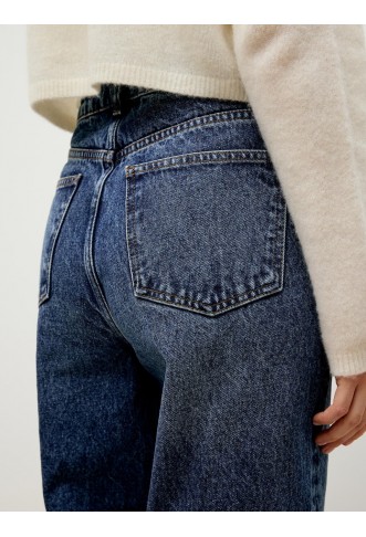 Marie von Behrens Wide leg Jeans in Dark Blue