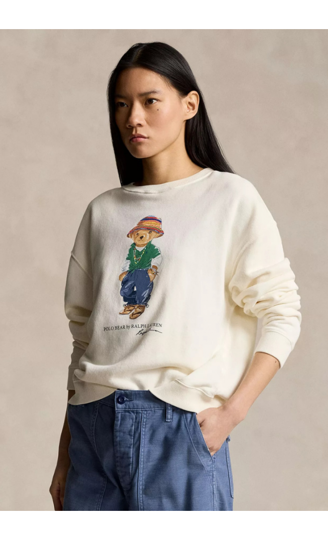 Polo Bear Lightweight Fleece Crewneck