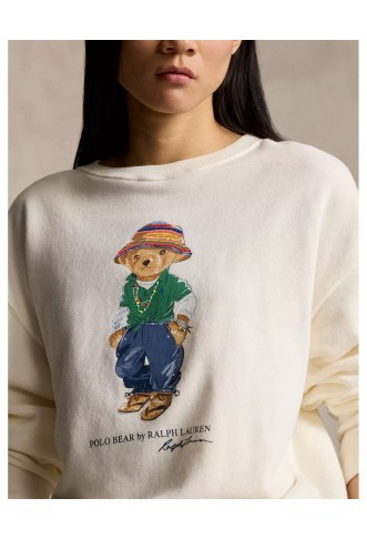 Polo Bear Lightweight Fleece Crewneck