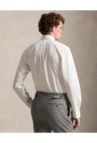 Custom Fit Stretch Poplin Shirt