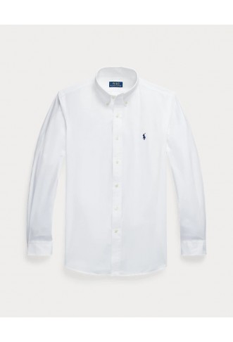 Custom Fit Stretch Poplin Shirt