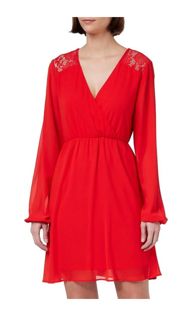 Vila Women's Viura  Lace Detail Dress