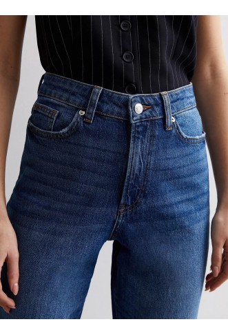 New Look Blue Tori Mom Jeans