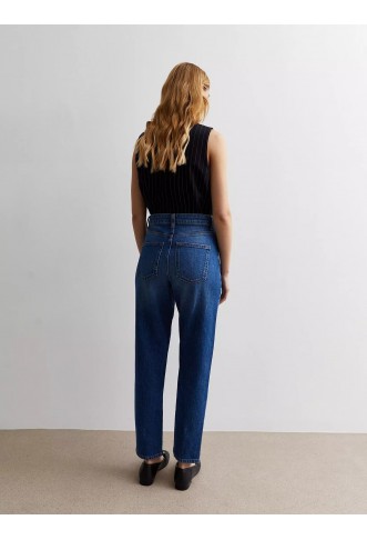 New Look Blue Tori Mom Jeans